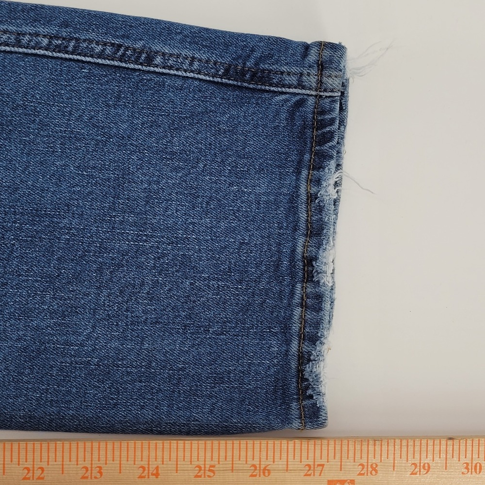 Good American Good Curve Straight‎ Jeans Womens 14/32 Blue Super High Rise Denim - Picture 5 of 6